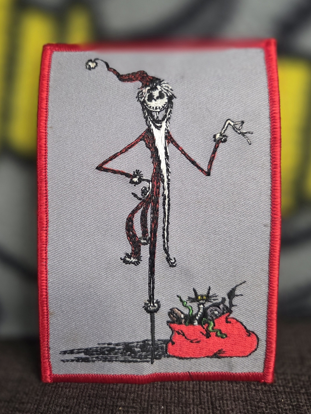 Embroidered Jack Skellington Patch